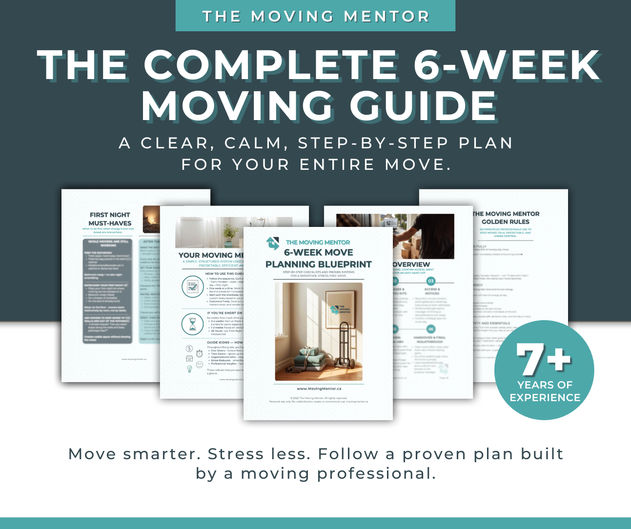 6-Week Moving Guide planning blueprint and checklists – download now